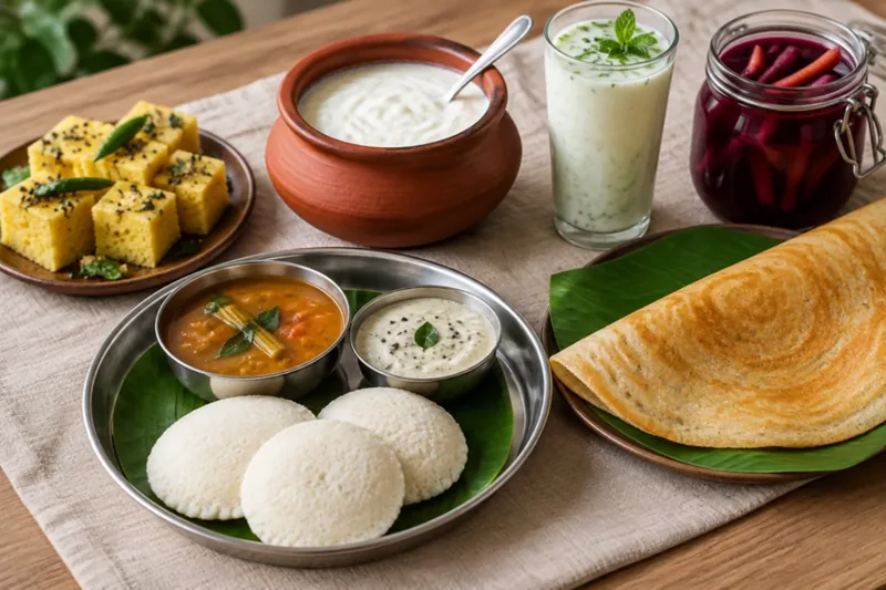 Cover photo of the article on fermented foods in India